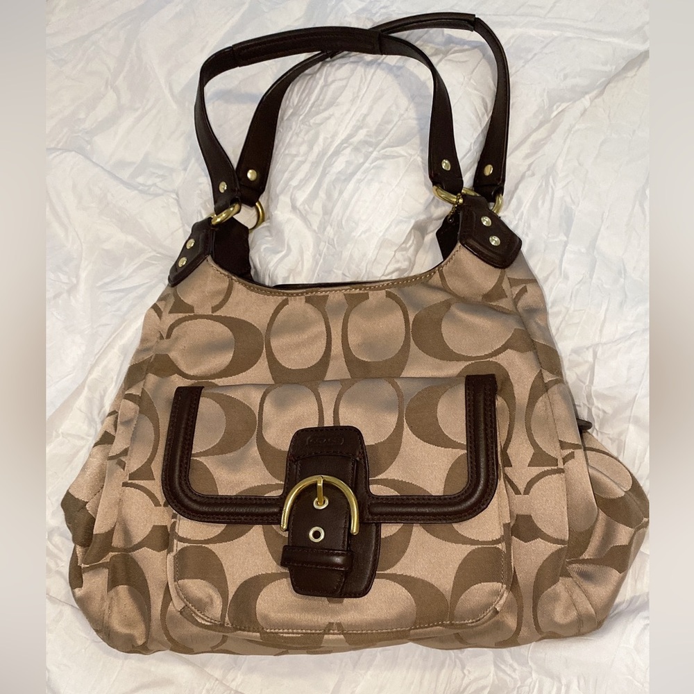 Coach Campbell Signature Hobo Bag
